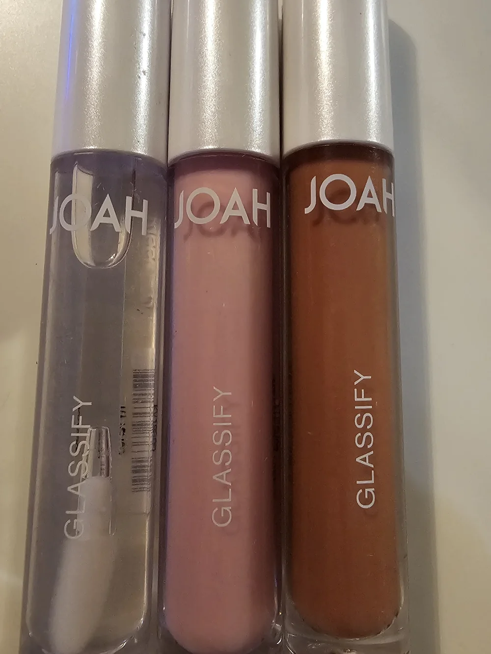 J.O.A.H. Glassify Lip Gloss Trio In Crystal Ball, Ice Queen, & Glazed